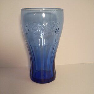 Glass, McDonald's Coca Cola, Blue, 16oz